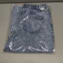 Girls Straight Leg Bootcut Ripped Baggy Jeans for 8-12 Y Old - Adjustable Stretch Waist Pull Up 5 Pockets Washed Denim Pants