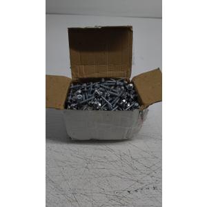 (250 pcs) Hex Head #10 x 1-1/2 Pole Barn Screw Rubber Washer Galvanized Roofing