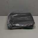 24 Cans/15L Insulated Lunch Bag for Women Men Adults Fit and Fresh Lunchbox Containers Soft Lunch Tote Cooler Bag for Work Home Outdoor Travel Hiking Picnic Beach with Adjustable Straps (Black)