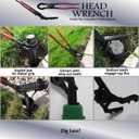 Keyfit Tools Sprinkler Head Wrench The Fastest Most Versatile Way To Remove Replacement Adjustment Repair Heads With No Digging No Mess Works On All Brands of Spray Rotor Jar Top Valves