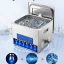 VEVOR Ultrasonic Cleaner 15L-Class Capacity Ultrasonic Parts Cleaner 40kHz, Digital Time and Temp Control, Stainless Steel Ultra Sonic Cleaning Machine with Cleaning Baskets, for Auto Parts, Glasses
