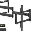 ELIVED Long Arm TV Mount for Most 42-90 Inch tvs, Full Motion Wall Bracket with 40.4 inch Long Extension Articulating TV Wall Mount, Max VESA 800x400mm, Holds up to 150lbs, fits Wood Studs 12"-24".
