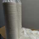 RACETOP 8 oz Disposable Paper Coffee Cups, 1000 Pack, 8 oz White Solid