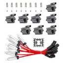 Set of 8 Square Ignition Coil D581 UF271 Iridium Spark Plug Wire M8-48322R 12556893 12558693 12570553 3859078 38590782