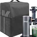 Juice Extractor Cover, Waterproof and Dustproof Appliance Cover, 15 "L x 9 "W x 18 "H, Easy to Clean, Premium Oxford Fabric, Mesh Bag for Accessory - Dark Gray