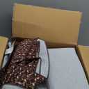 RUGSREAL 8x10 Area Rug Washable Large Living Room Rug Non Slip Farmhouse Rustic Floor Carpet Boho Accent Bedroom Rug Modern Geometric Throw Floor Cover Bohemian Border Carpet, Brown