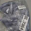 DecorUhome Cozy Faux Fur Spring Throw Pillow Covers 20x20 Set of 2 Decorative Soft Plush Striped Modern Farmhouse Boho Couch Pillow Cases with Velvet Back for Sofa Bed Living Room, Grey Blue