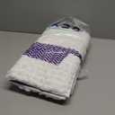 DEXI Bathroom Rugs 17x30, Non Slip Washable Bath Mat, Luxury Chenille Super Absorbent Ultra Thick Bathmats for Shower Floor, Plush Fluffy Shaggy Carpet for Tub, White (1'5"x2'6" (Rectangular))