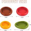 2 x Silicon Avocado, Saver And Tomato, Holder - Set Of 4 Reusable Storage Containers For Fridge - Fresh Pods Food Storage For Garlic, Onions, Lemons,orange