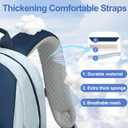 CAMTOP Toddler Backpack for Boys Girls 2-4, Kids Backpacks for Kindergarten Preschool, 12" H Small Bookbag for Daycare Travel (Navy, 12''- Not fit A4 folder)