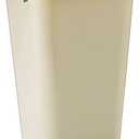 Rubbermaid Commercial Products Deskside Wastebasket/Trash Can, 10.25-Gallon/41-Quart, Beige, Plastic, Garbage Can for Home/Office, Fits Under Desk/Sink/Cabinet