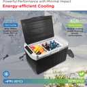 Frigidaire 2-in-1 Portable 12/24V DC & 110-240V AC Compressor Fridge Freezer – Compact for Travel, Car, Camping, Road Trips, Home, Dual Voltage 21qt