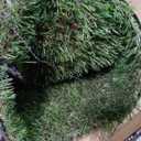 Ottomanson Artificial Turf Natural 78" x 32', Realistic Grass Carpet for Backyard, Patio & Wedding Dcor, Outdoor Turf Flooring with Drainage Holes, UV Resistant