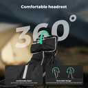 SUNNYFEEL High Back Camping Chair for Adults, Lightweight Camping Chair Support 250 lbs Heavy Duty, Compact Folding Chair Design, Portable & Collapsible Camping Chairs for Outdoor, Camp, Beach, Picnic