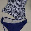 Tempt Me Two Piece Tankini Bathing Suits for Women One Shoulder Swim Top with Bottom Swimsuits Size M