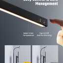 SUPERDANNY LED Desk Lamp for Office Home, Eye-Caring Desk Light with Adjustable Gooseneck, 12W Touch Control Dimmable Brightness, Architect Clamp Lamp with USB Adapter for Reading Study Workbench