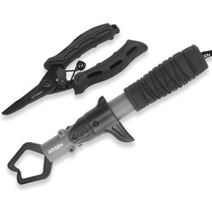 Outdoor Fishing Lure Pliers set with Stainless Steel Fish Gripper Pliers Professional Fly Fishing Lip Grabber Tool, Sea Fish Hook Remove of Father gift