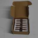 Goo-Ki Champagne Copper Cabinet Pulls with 3''Hole Centers, Zinc Alloy Cabinet Handles for Dresser,Wardrobe,Cupboard, 6 Pack