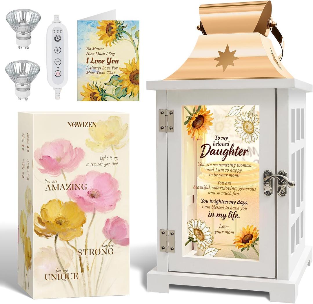 Daughter Gifts from Mom Mothers Day Gifts for Daughter, Mother Daughter Candle Warmer Lamp, Unique Christmas Birthday Gifts for Daughter, Gift Ideas for Mother's Day, Graduation, Thanksgiving