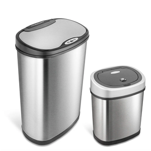 Rectangular Motion Sensor Trash Can 13.2 Gallon & 3.2 Gallon | CB-DZT-50-13/12-9