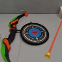 TEMI Bow and Arrow Set for Kids - Archery Toy Set - LED Light Up with Suction Cup Arrows, Target & Quiver, Indoor and Outdoor Toys for Children Boys Girls (Green)