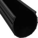 Garage Door Weather Stripping Bottom Rubber Seal Replacement for Wayne Dalton Garage Door Bottom Seal 154448 Fit for Wayne Dalton 8000 and 9000 Series Foam Core 18 Feet Wide Doors (Black)