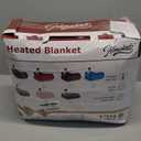Homemate Electric Heated Blanket Full - 72"x84" Heating Blanket Full Size 1/2/4/6/8 Hours Auto-Off 10 Heat Level Over-Heat Protection Flannel Sherpa Big ETL Certification