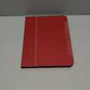 Antbox for iPad Pro 11 Inch Case M5 2025/M4 2024, Built-in Pencil Holder, Fully Supports Pencil Pro/USB-C, Auto Sleep/Wake Function Vegan Leather (Red)