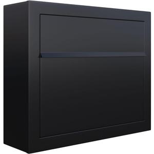 Elegance- Contemporary Designer Mailbox in Powder-Coated Black