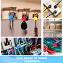 Chunful 200 Pcs Plastic Tags Waterproof Shipping Tags for Labeling Self Locking Nylon Labels Writable Marker Multicolor Cable Zip Tie Labels for Keys Luggage Logistic Inventory(Modern)