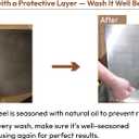 OLEEK pizza steel for oven 20x14 - baking steel for oven - XL steel pizza stone - baking steel pizza - pizza steel baking sheet - pizza baking steel - carbon steel pizza steels