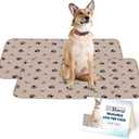 EZwhelp Reusable Dog Pee Pads, Washable Waterproof Mats for Potty Training or Whelping Pads, Puppy Pad with Rounded Corners, 24x36 Inch, 2 Pack