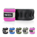Ankle Wrist Weights for Women Men A Pair of 2 Lbs BeatBoost Arm Leg Weight Set with Adjustable Straps for Walking Pilates Exercise Workout Gym Aerobics, Color Pink