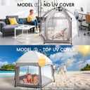 Palopalo Pop Up Baby Beach Tent - UPF50+ Sun Protection Canopy & Mosquito Net, 150D Oxford Ripstop Fabric, Instant Setup Portable Playpen for Indoor & Outdoor Play, Lightweight Pack and Play Yard