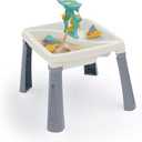 3-in-1 Activity Table: Sand, Water & Creativity - White, Green, Yellow - Play Accessories, Sensory Toy, Indoor/Outdoor, Toddlers & Kids Ages 2+