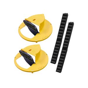 Mouse Trap Bucket Lid (2-Pack) - Humane Flip and Slide Bucket Lid Mouse/Mice/Rat Trap, Auto Reset, Multi Catch Mice Trap Compatible with 5 Gallon Bucket for Indoor/Outdoor/Chicken Coop