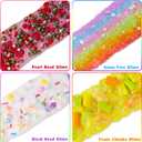 8 x 100ml Textures Slimes Kit for Kids, Slime Variety Pack Different Textures, with Snow Fizz, Sequins, Butter, Bead Slime, Slimes Party Favors for Girls & Boys, Birthday Easter Toy