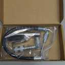 Grease Gun Accessory Kit,includes Grease Needle Dispenser, 2pcs Grease Needle Nozzles, 90 Degree Grease Coupler Adapter with Sleeves, Grease Gun Coupler, 12 Inch Grease-Gun-Hose, Zerk Fitting Cleaner