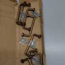 khtumeware 8 Pack 3 inch(76mm) Hole Center Antique Brass Cabinet Pulls Vintage Cabinet Handle Kitchen Hardware Farmhouse Vintage Dressing Table Drawer Handle Classic Wardrobe.