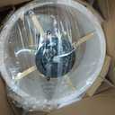 20 Inch Boho Caged Fandelier Ceiling Fans with Lights and Remote Control, Small
