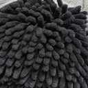 Muddy Mat Cloud K-9 Bed for Dogs & Cats, Soft & Relaxing Donut Dog Bed, Chenille Material, Removable Cover, Washable & Dryer SafeBlack Small(25'x25')
