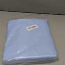 SGI bedding 28" King Split Top Flex Head Sheet 100% Egyptian Cotton Sheet Set - 600 Thread Count Flex Top Sheet Adjustable Bed - 4 Piece Sheet Set 15" Deep Pocket Sleep Number Bed - Light Blue Solid