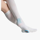 TED Hose Compression Stockings for Women & Men,Anti Embolism Knee-High Compression Socks with Inspection Hole,15-20mmHg Medical Compression Hose,Unisex White