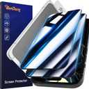 AntDacig 9H+ Glass for iPhone 14 Pro Max Privacy Screen Protector [Military Grade & Shatterproof] Screen Protector 14 Pro Max Tempered Glass Full Coverage Protection, 2 Packs