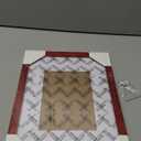9x12 Solid Wood Picture Frames - 6x8 & 5x7 with or without Mat, Wall Mount or Table Top (Red)