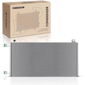 A-Premium Air Conditioning Condenser Compatible with Chevrolet & GMC | for Chevrolet & GMC & Cadillac - Silverado 1500, Suburban 2500, Tahoe, Sierra 3500, Yukon, Escalade, H2 AC Condenser