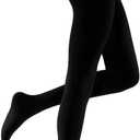 JOBST Relief Waist High Graduated Compression Stockings 20-30mmHg - Comfortable Unisex Design - Closed Toe, Black, Small
