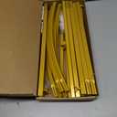 Asee'm Metal Arch Backdrop Stand Set of 3 (7.2FT, 6.6FT, 6FT) Gold Arched Frame for Wedding Ceremony Parties Birthday Baby Shower Garden Balloon Decoration