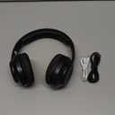 Kamapulo X5 Rechargeable & Portable FM Radio Headphones with Best Reception,LED Display,Soft Ear Muffs, FM Headset Radio Receiver for Meeting, Works, Hiking, Jogging (Black)