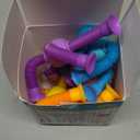 Giraffe Sensory Travel Toys 4Pcs Easter Basket Gifts for Classroom Toddler Girls Year Old Ages 2 3 4 5 6 7 8, Suction Airplane Autism Pop Tube Fidget Toys Autistic Stocking Stuffer Valentines Day